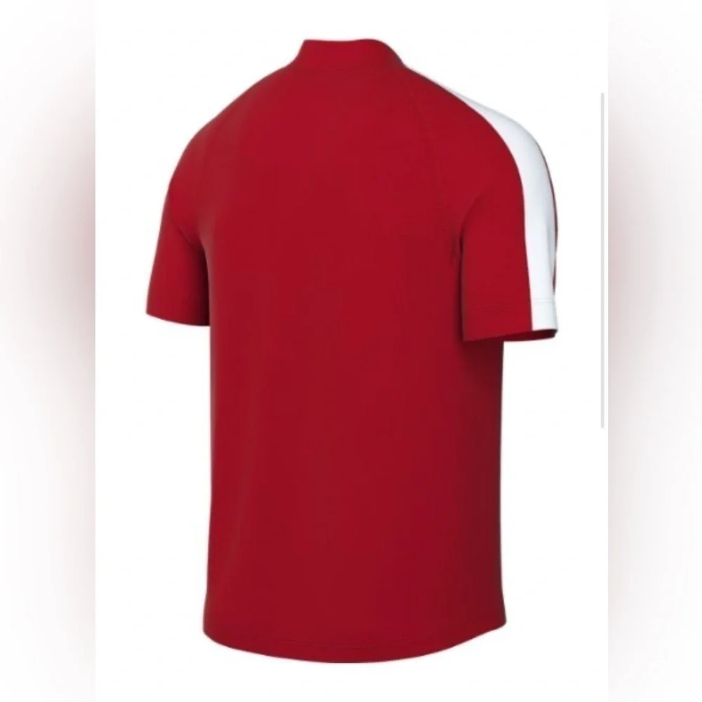 MEN'S NIKE STOCK VAPOR SELECT2 FULL BUTTON BASEBALL JERSEY RED/WHITE NWT